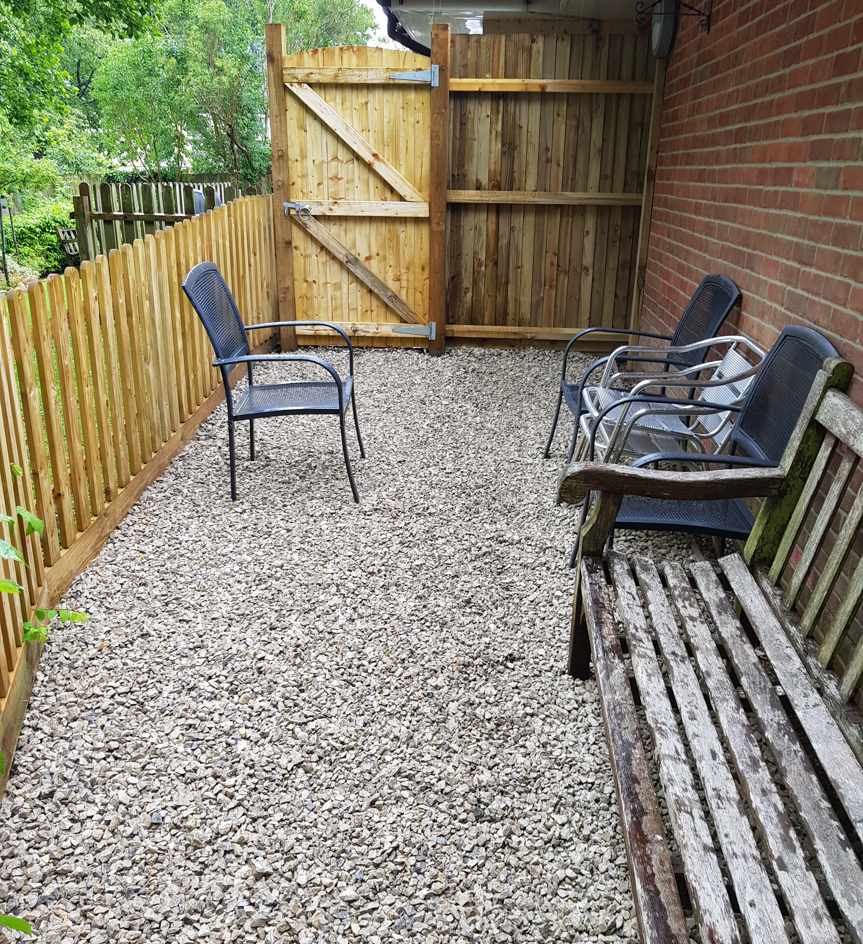 Improving a communal yard at Care South