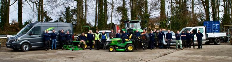 Wessex Grounds Services celebrate 10 years in business.